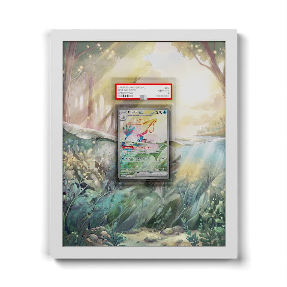 237 Milotic EX - Extended Artwork Framed Pokemon Card Display