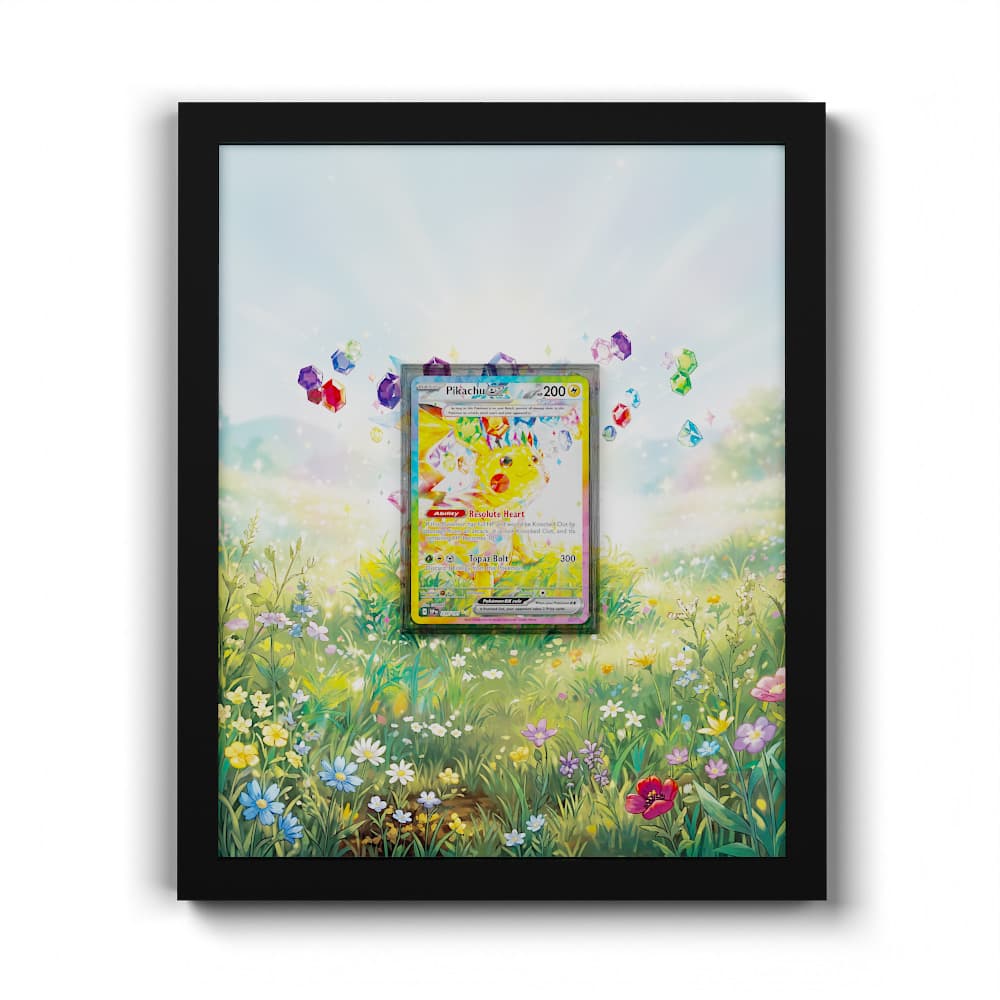 238 Pikachu EX - Extended Artwork Framed Pokemon Card Display