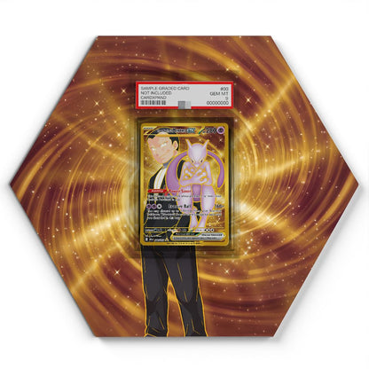 240/182 Team Rocket's Mewtwo EX - Extended Artwork Pokemon Card Display