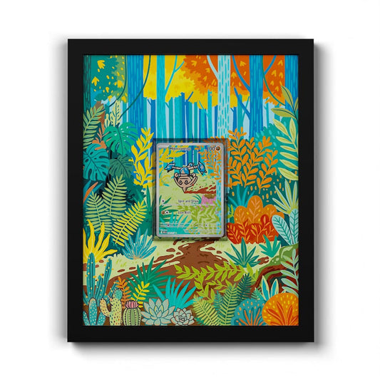 240 Hitmontop - Extended Artwork Framed Pokemon Card Display