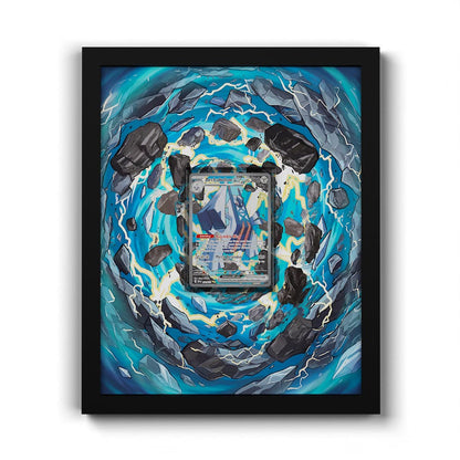 241 Archaludon EX - Extended Artwork Framed Pokemon Card Display
