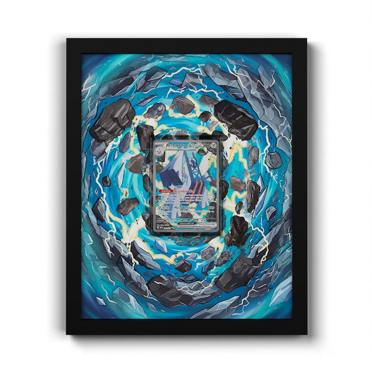 241 Archaludon EX - Extended Artwork Framed Pokemon Card Display
