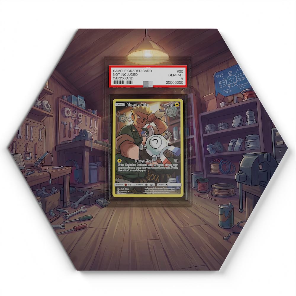 242/236 Magnemite - Extended Artwork Pokemon Card Display