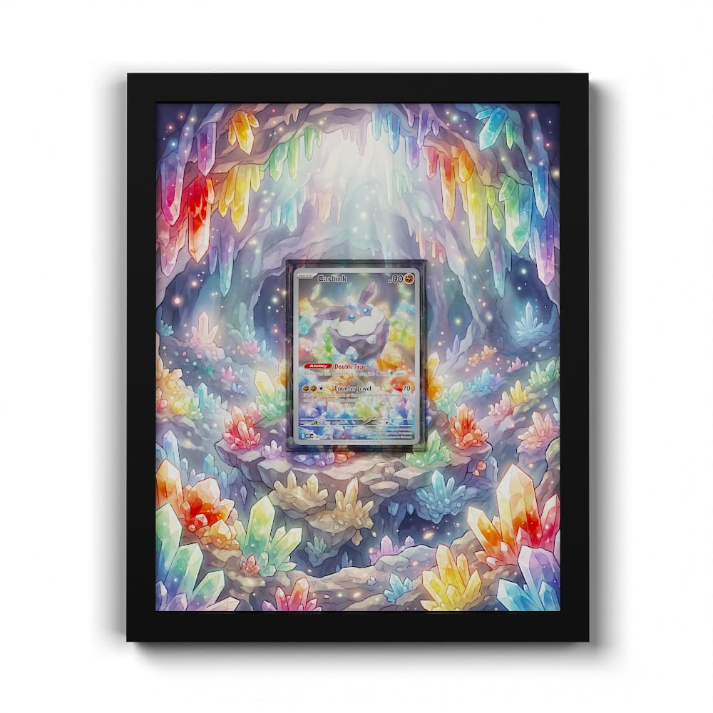 242 Carbink - Extended Artwork Framed Pokemon Card Display