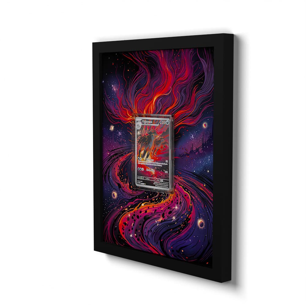 243 Mightyena - Extended Artwork Framed Pokemon Card Display
