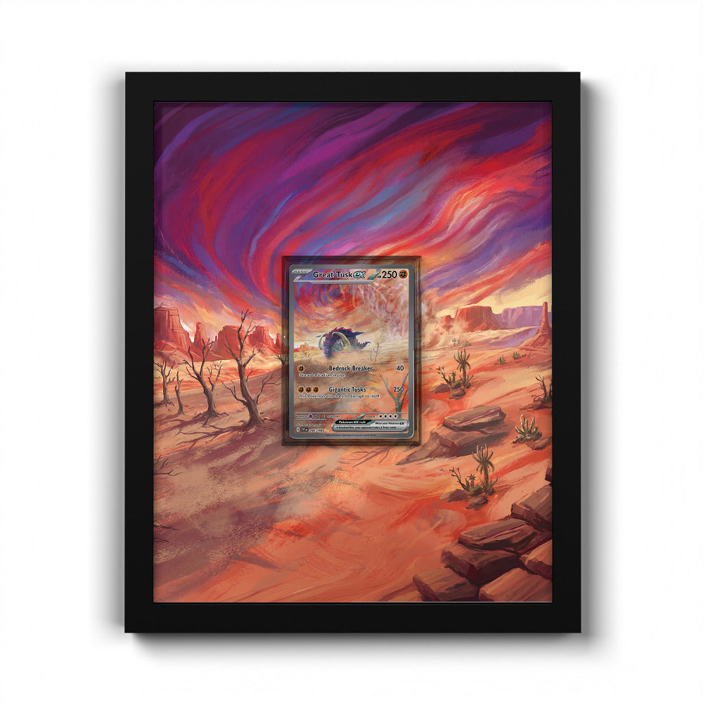 246/198 Great Tusk ex - Extended Artwork Pokemon Card Frame