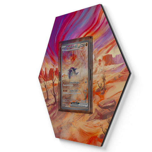246/198 Great Tusk EX - Extended Artwork Pokemon Card Display
