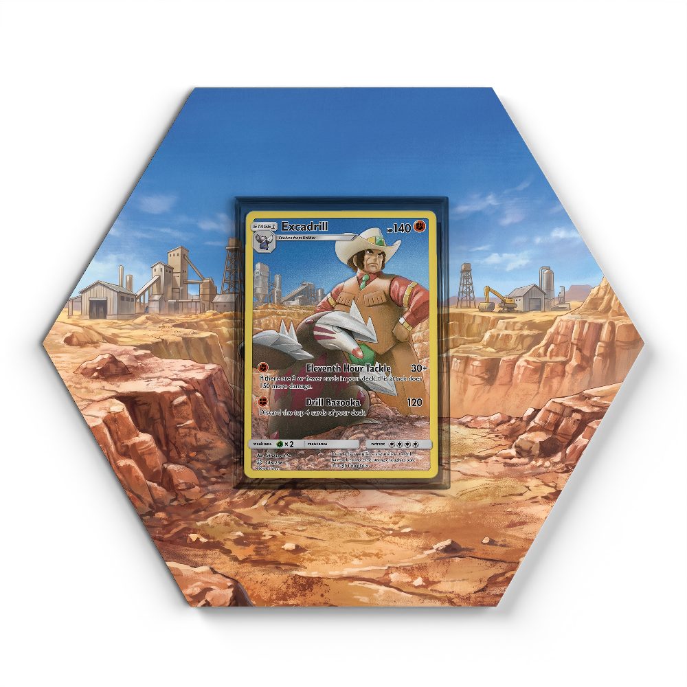 246/236 Excadrill - Extended Artwork Pokemon Card Display