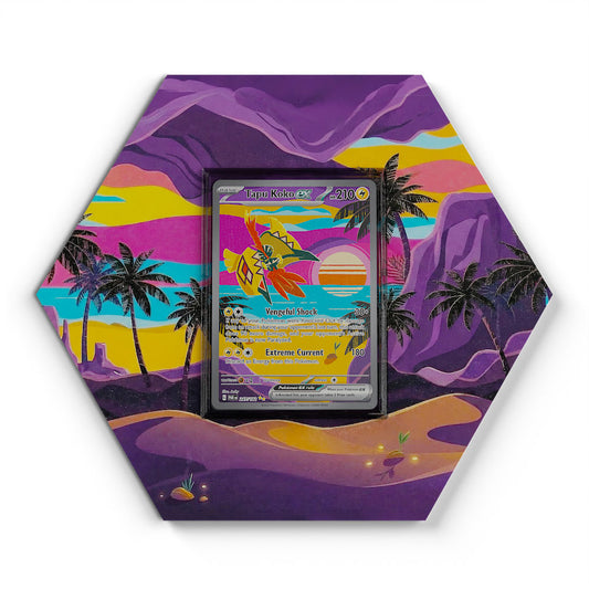 247/182 Tapu Koko EX - Extended Artwork Pokemon Card Display
