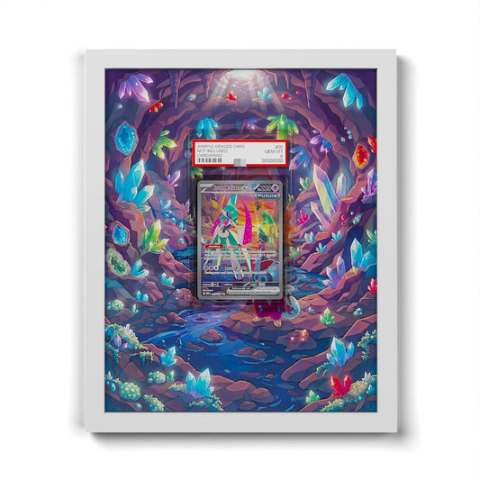249/182 Iron Valiant EX - Extended Artwork Framed Pokemon Card Display
