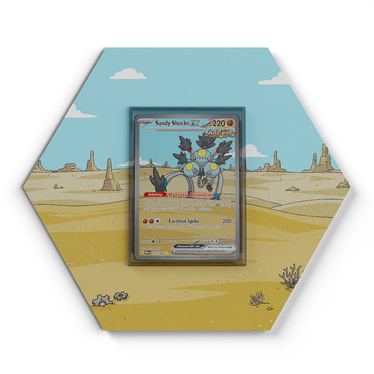 250/182 Sandy Shocks EX - Extended Artwork Pokemon Card Display
