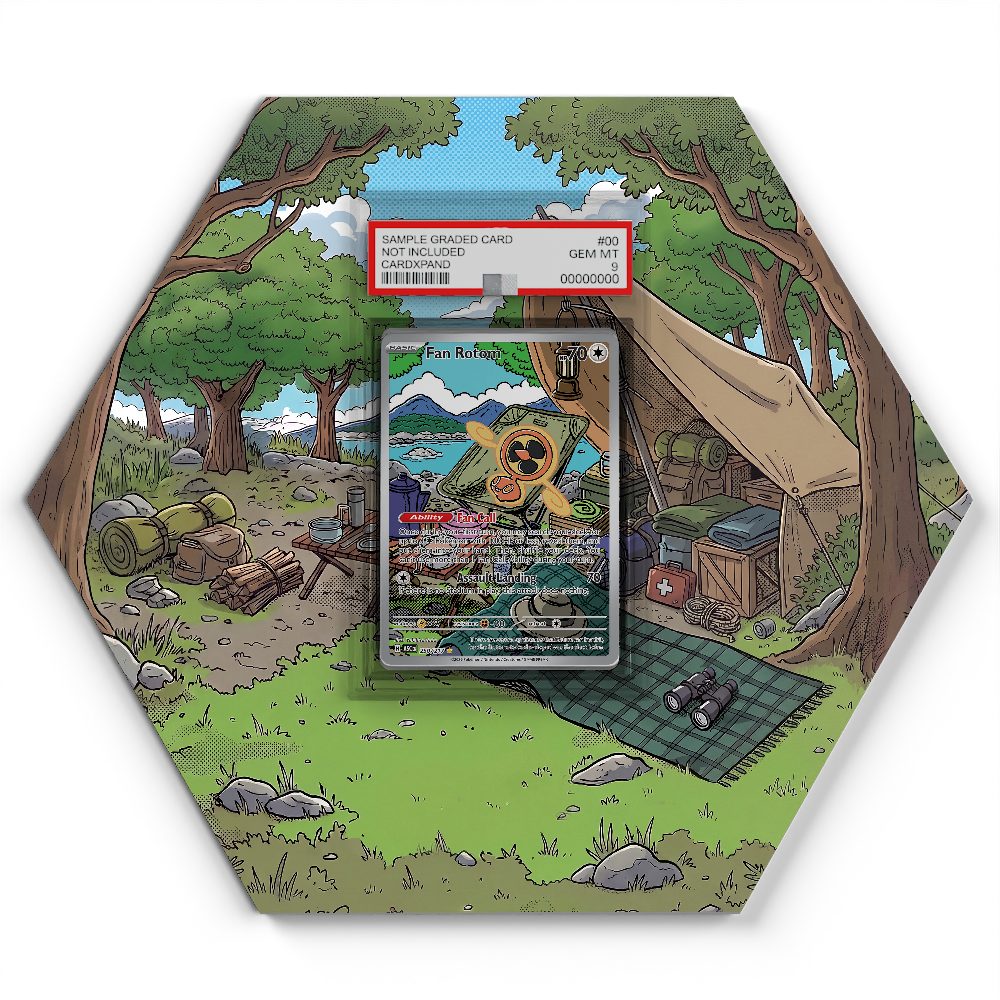 250/217 Fan Rotom - Extended Artwork Pokemon Card Display