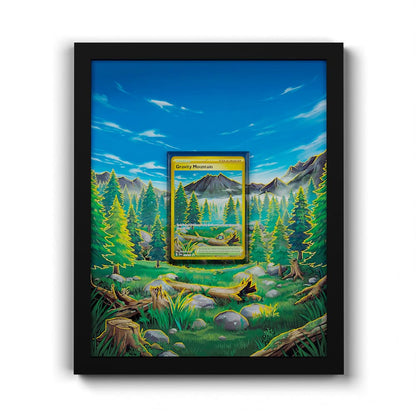 250 Gravity Mountain - Extended Artwork Framed Pokemon Card Display