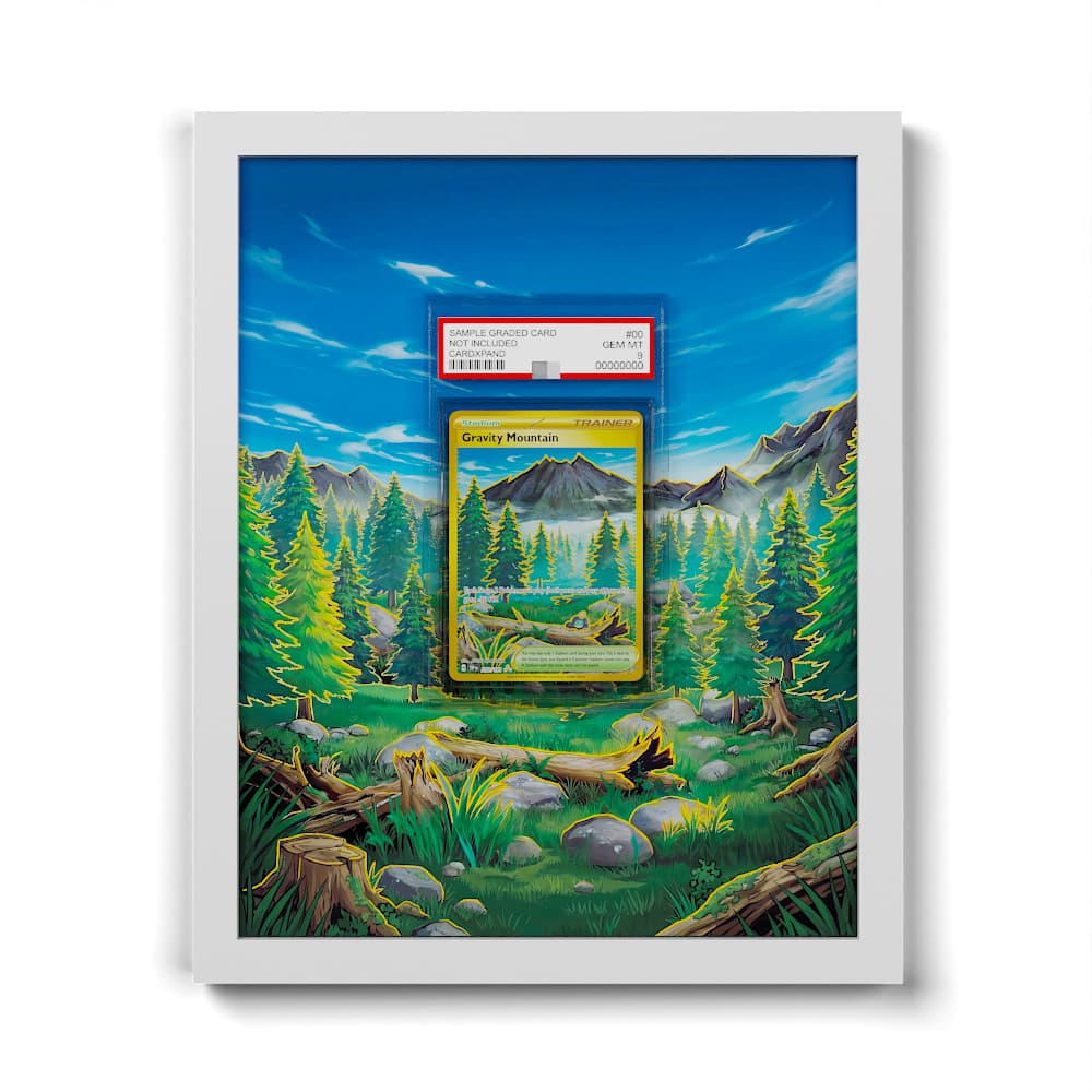 250 Gravity Mountain - Extended Artwork Framed Pokemon Card Display