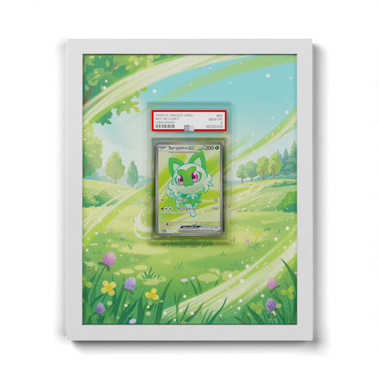 251 Sprigatito EX - Extended Artwork Framed Pokemon Card Display