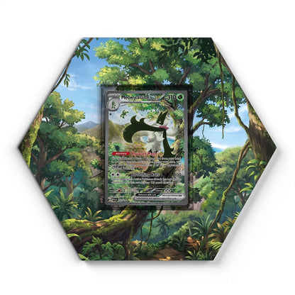 256/193 Meowscarada ex - Extended Artwork Pokemon Card Display