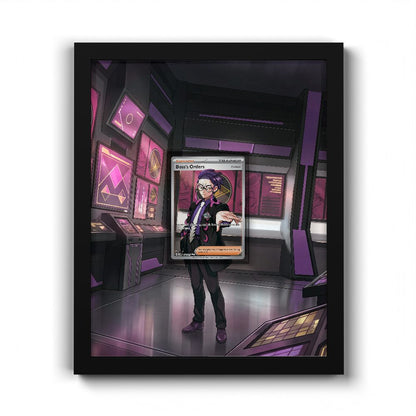 256/217 Boss's Orders - Corbeau - Extended Artwork Pokemon Card Frame