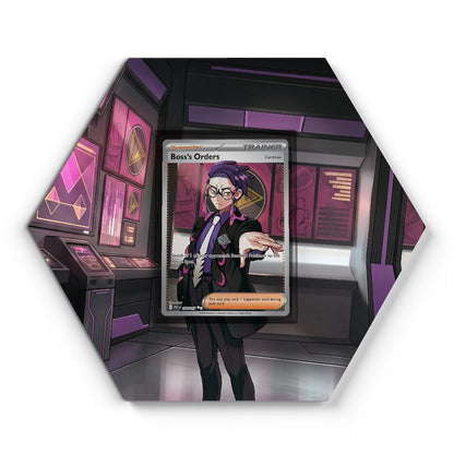 256/217 Boss's Orders - Corbeau - Extended Artwork Pokemon Card Display
