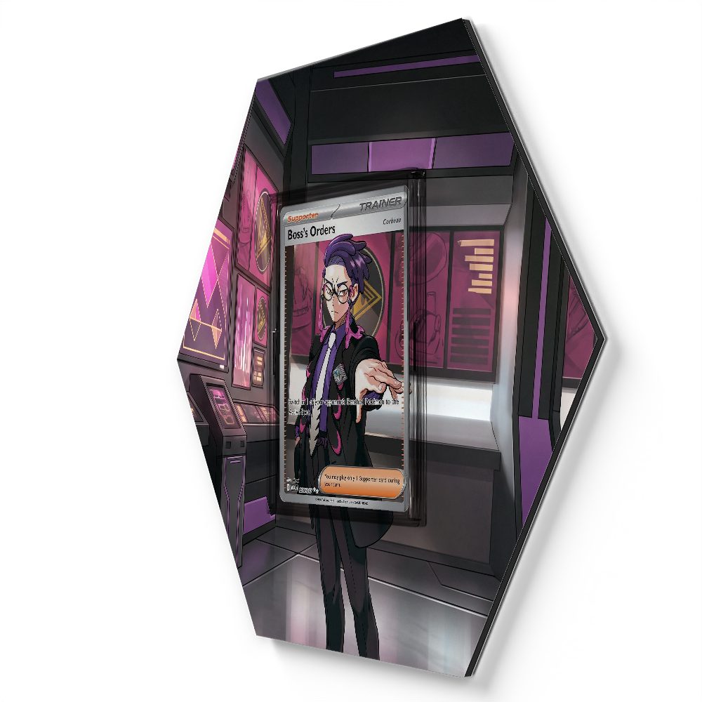 256/217 Boss's Orders - Corbeau - Extended Artwork Pokemon Card Display