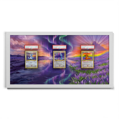 26 Dratini, 22 Dragonair & 19 Dragonite - Connected Extended Artwork Pokemon Card Frame