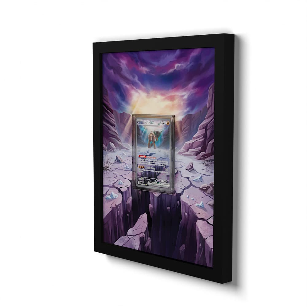 263 Ting-Lu EX - Extended Artwork Framed Pokemon Card Display