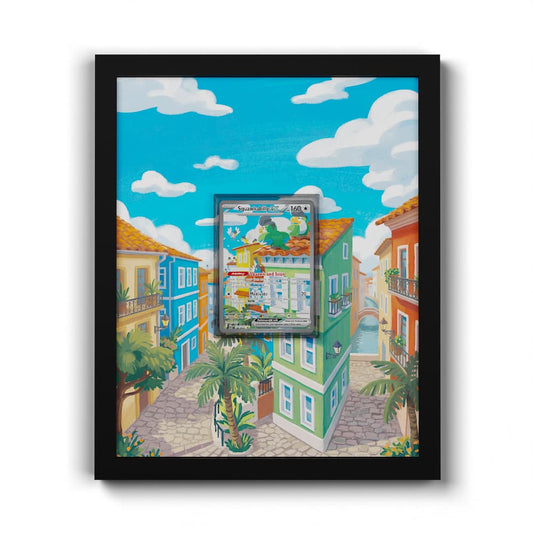 264 Squawkabilly EX - Extended Artwork Framed Pokemon Card Display