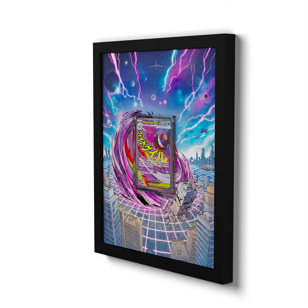 269 Mega Gengar EX - Extended Artwork Framed Pokemon Card Display
