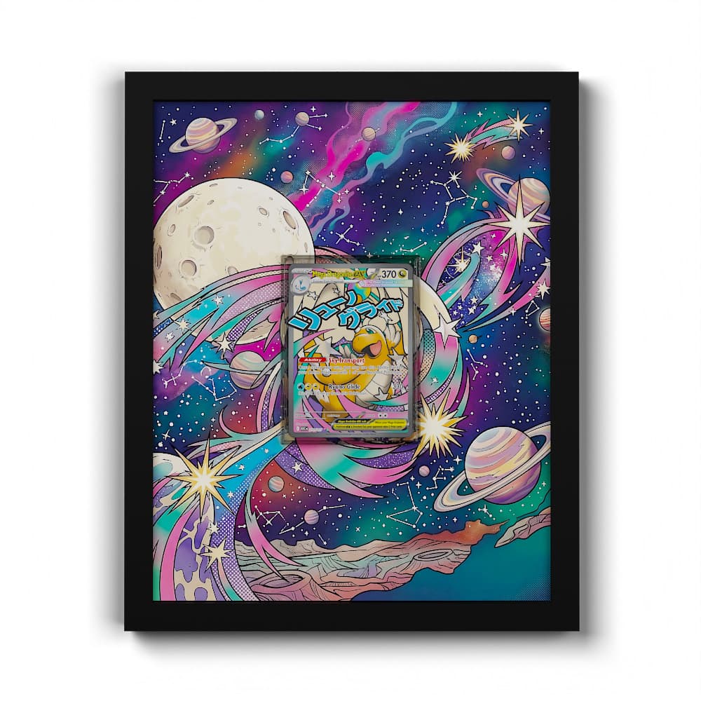 271 Mega Dragonite EX - Extended Artwork Framed Pokemon Card Display