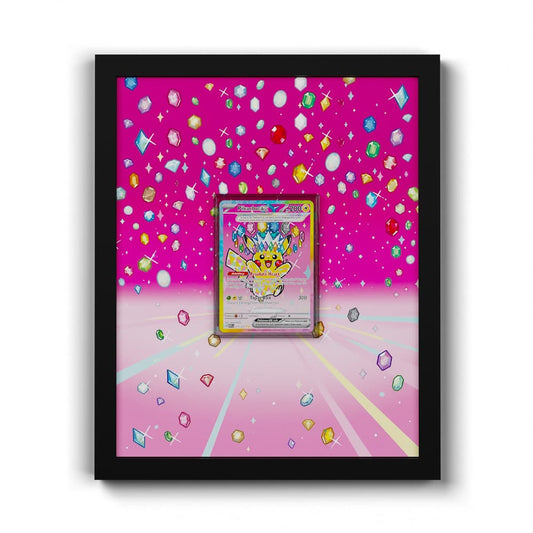 277 Pikachu EX - Extended Artwork Framed Pokemon Card Display