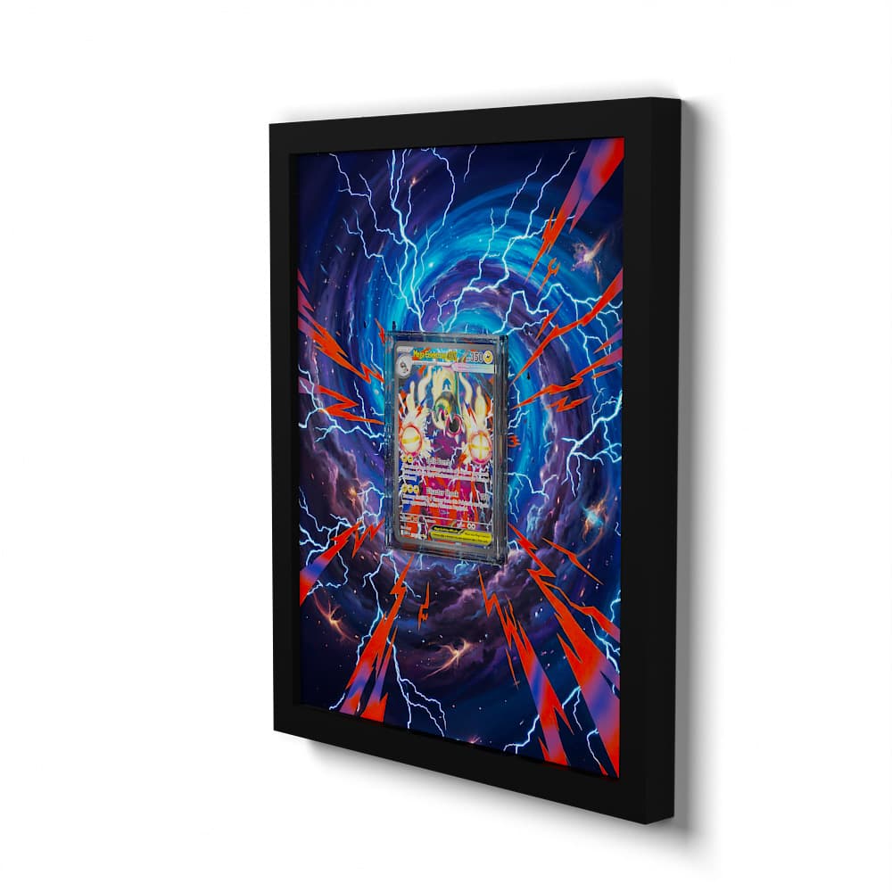 278 Mega Elektross EX - Extended Artwork Framed Pokemon Card Display