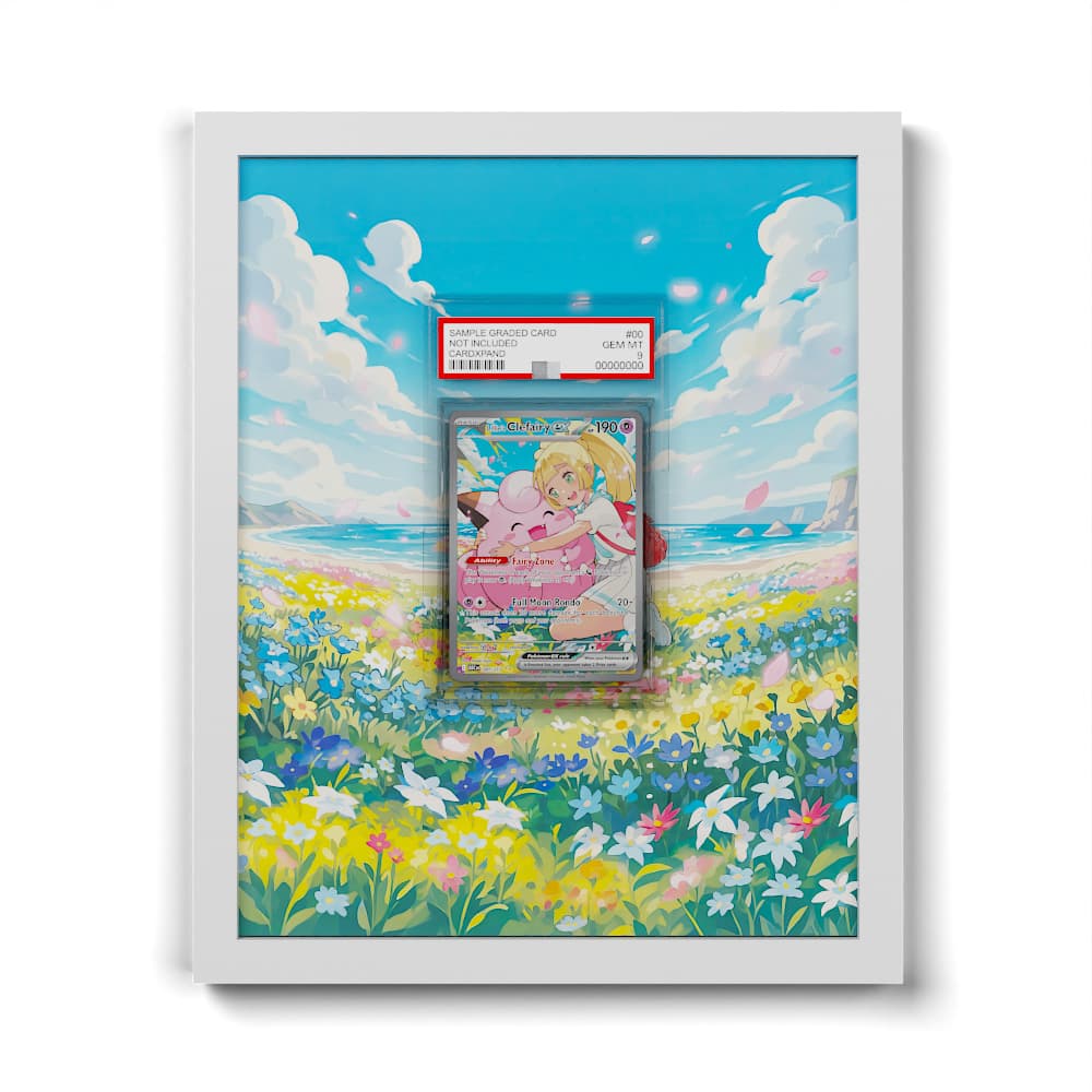 280 Lillie's Clefairy EX - Extended Artwork Framed Pokemon Card Display