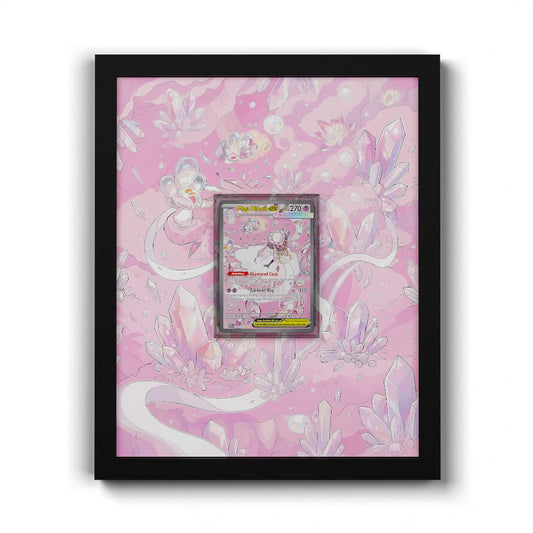 282 Mega Diancie EX - Extended Artwork Framed Pokemon Card Display