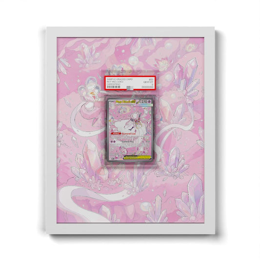 282 Mega Diancie EX - Extended Artwork Framed Pokemon Card Display