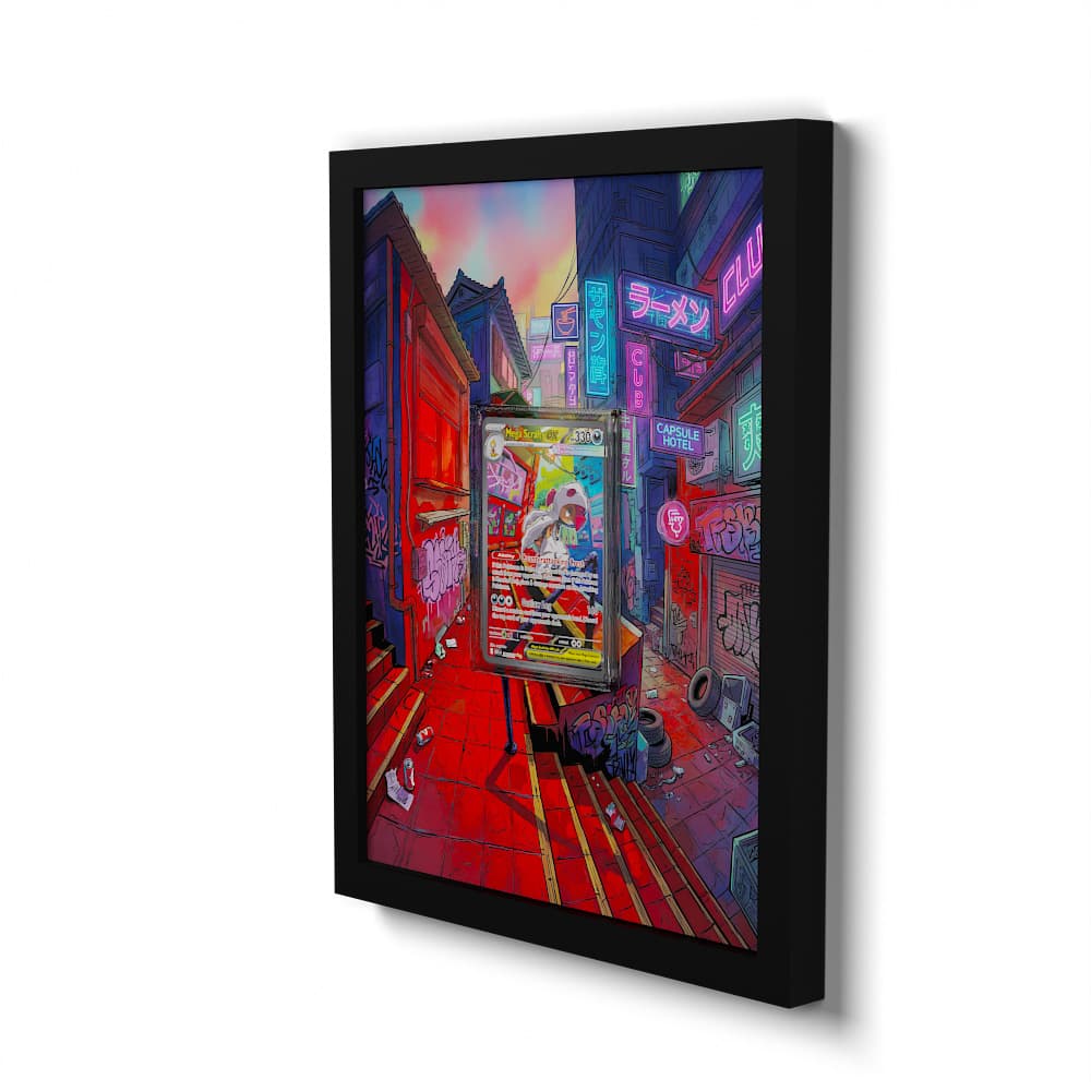 285 Mega Scrafty EX - Extended Artwork Framed Pokemon Card Display