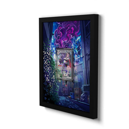 287 Marnie's Grimmsnarl EX - Extended Artwork Framed Pokemon Card Display