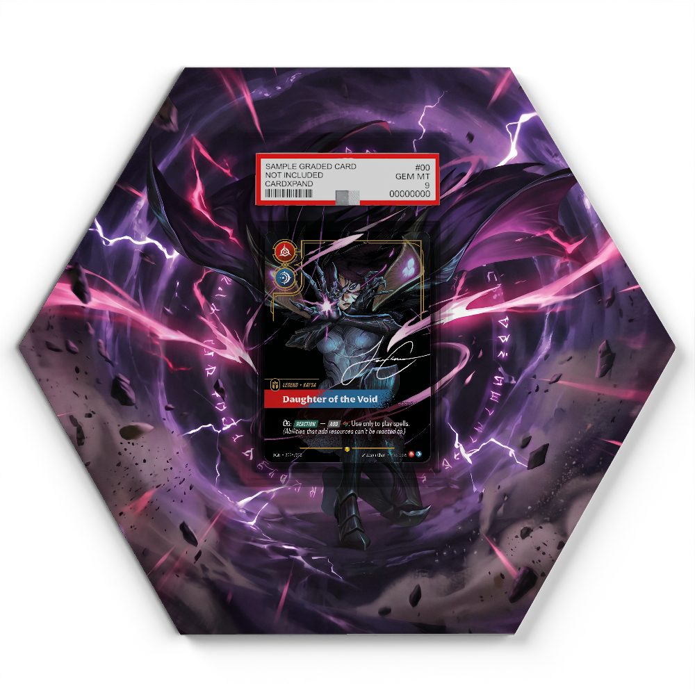 299/298 Daughter of the Void - Extended Artwork Riftbound Card Display