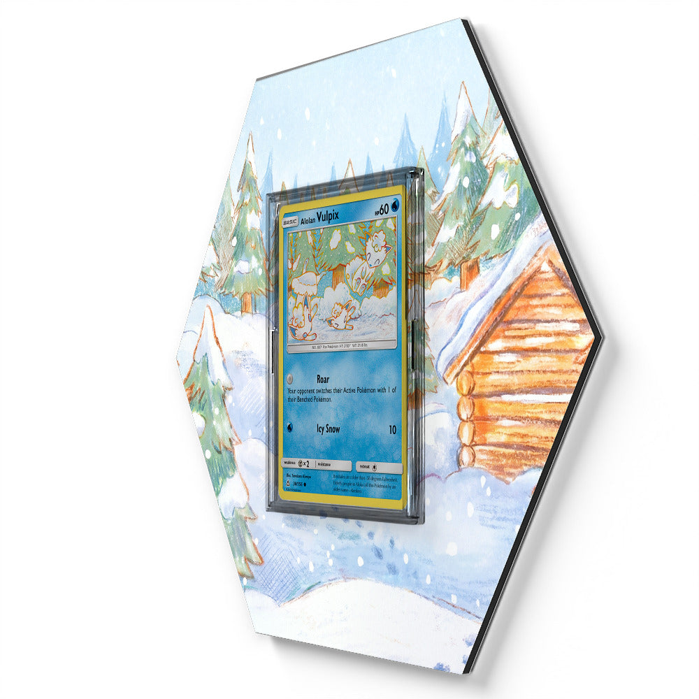 30/156 Alolan Vulpix - Extended Artwork Pokemon Card Display