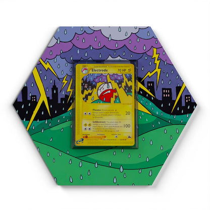 36/144 Electrode - Extended Artwork Pokemon Card Display