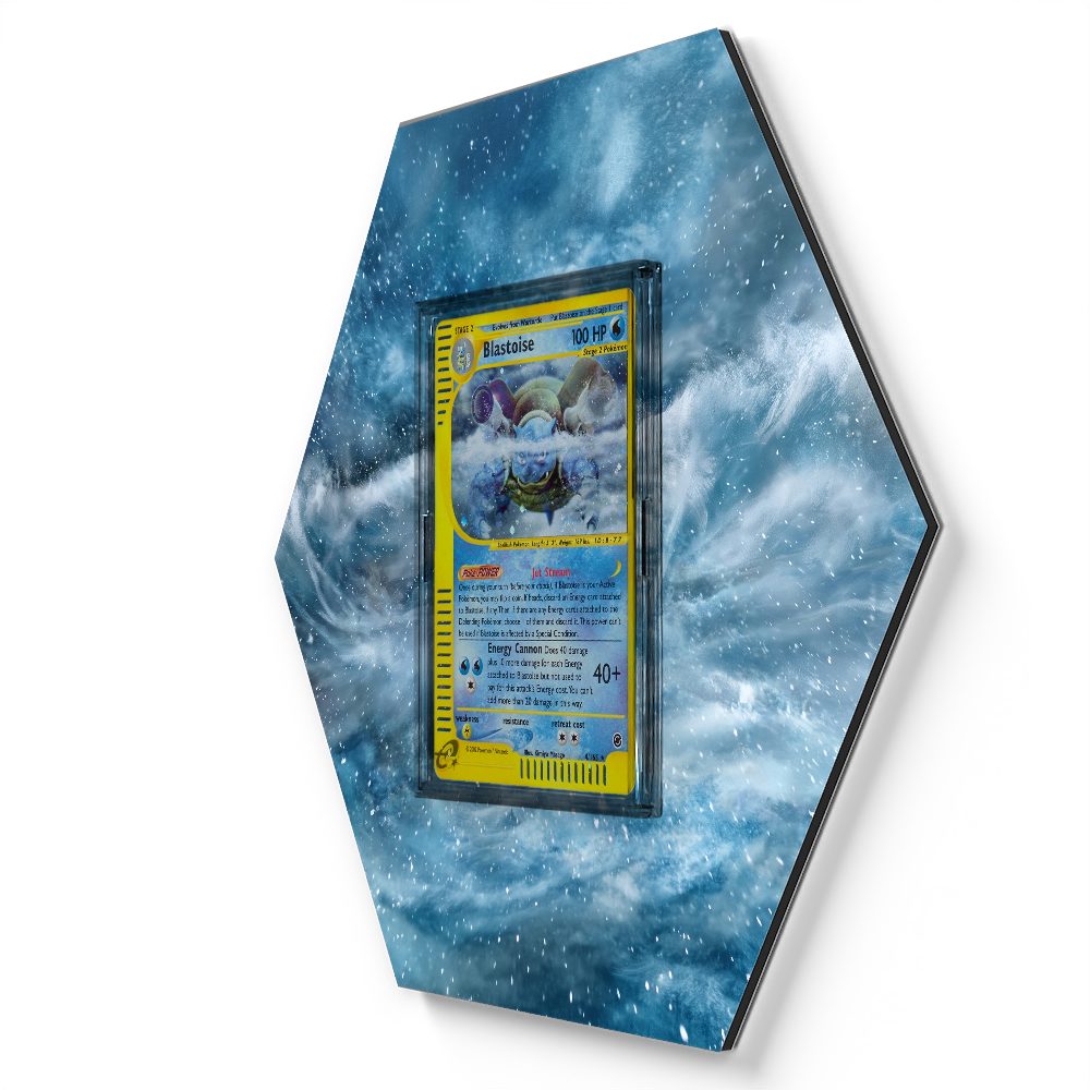 4/165 Blastoise - Extended Artwork Pokemon Card Display