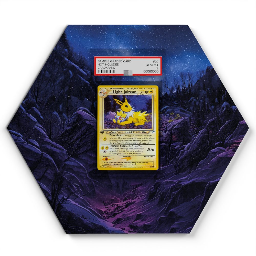 48/105 Light Jolteon - Extended Artwork Pokemon Card Display