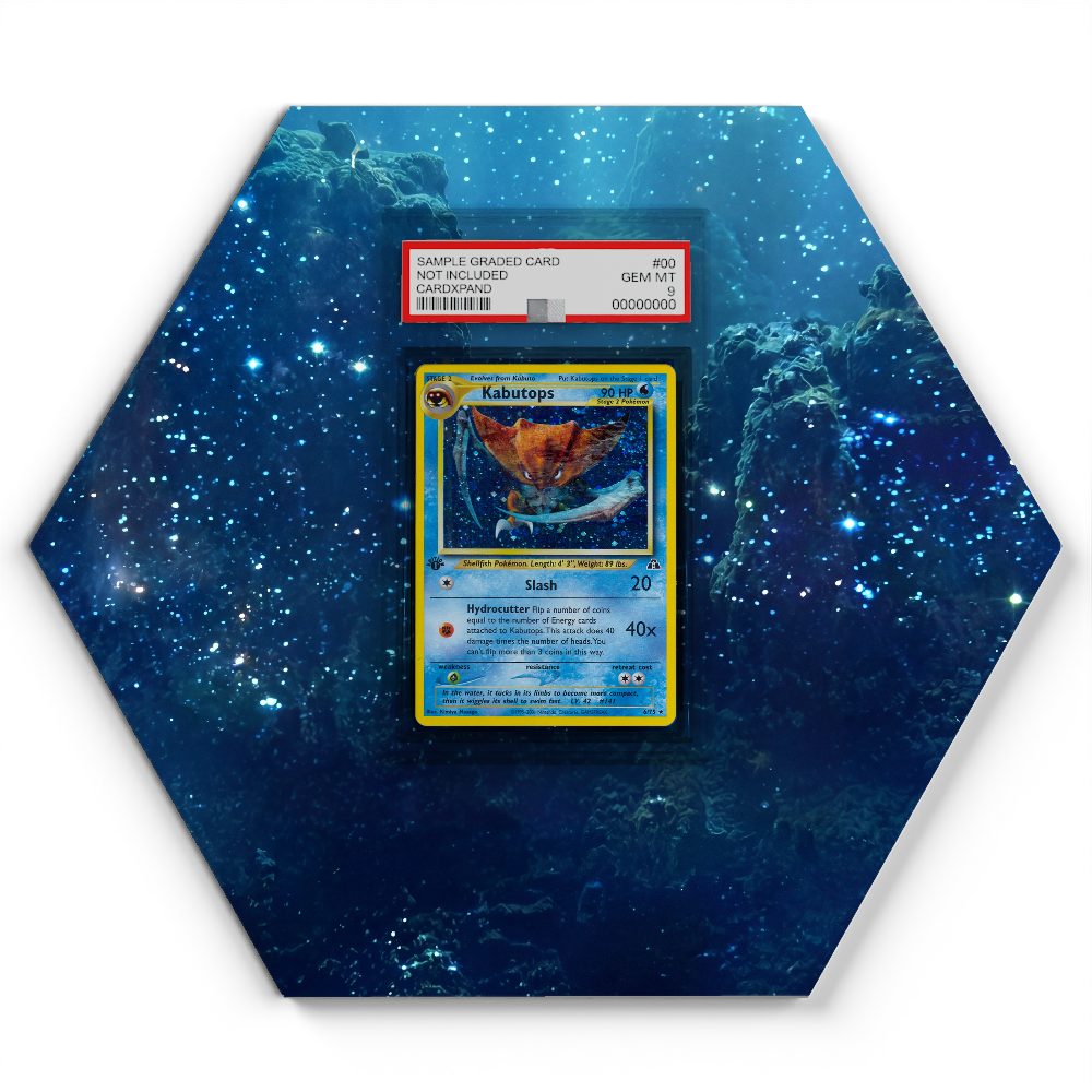 6/75 Kabutops - Extended Artwork Pokemon Card Display