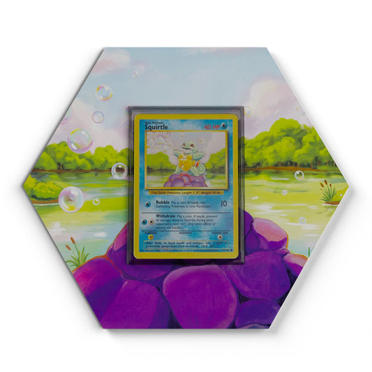 63/102 Squirtle - Extended Artwork Pokemon Card Display
