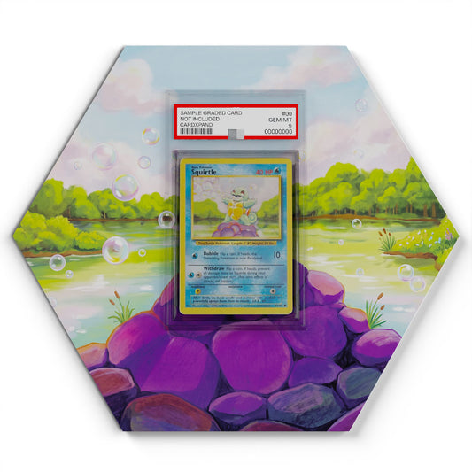63/102 Squirtle - Extended Artwork Pokemon Card Display