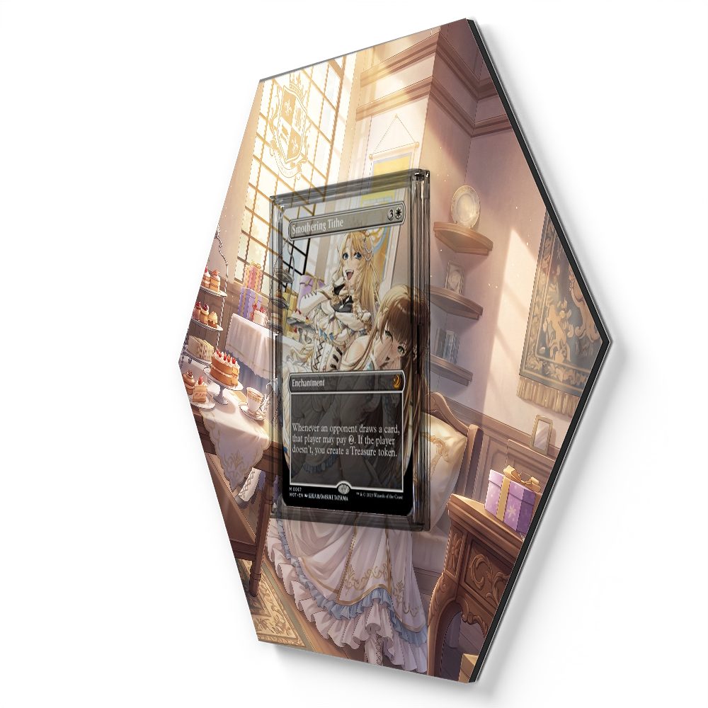 67 Smothering Tithe - Extended Artwork Magic Card Display