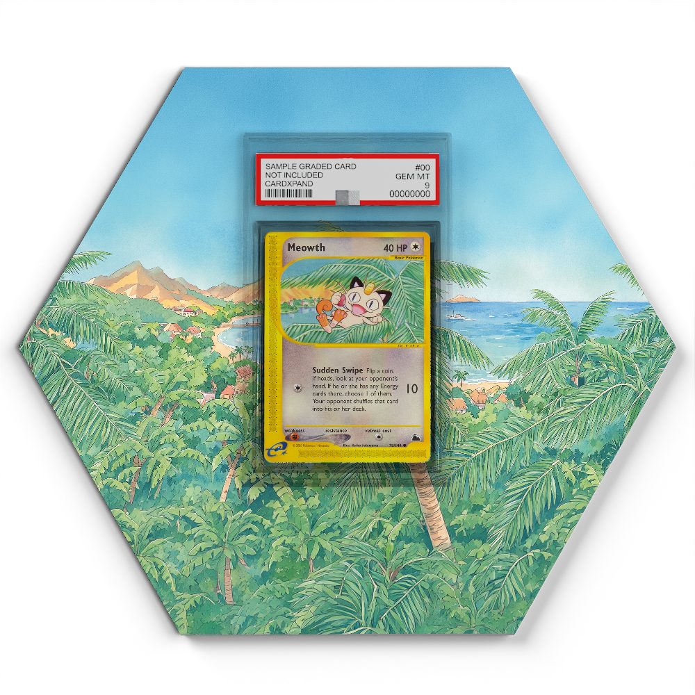 78/144 Meowth - Extended Artwork Pokemon Card Display