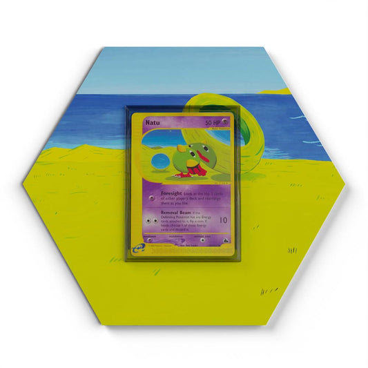 80/144 Natu - Extended Artwork Pokemon Card Display