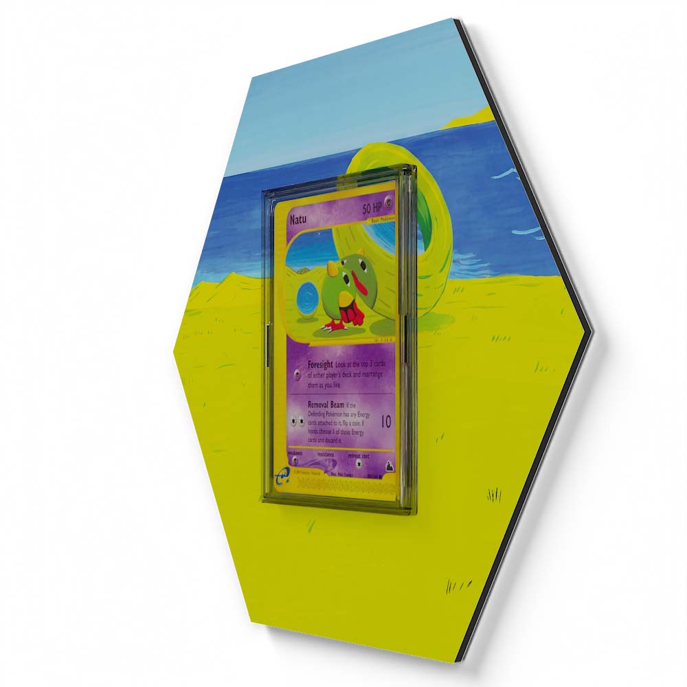 80/144 Natu - Extended Artwork Pokemon Card Display