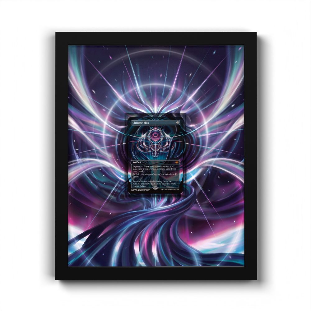 92 Chrome Mox - Extended Artwork Magic Card Frame