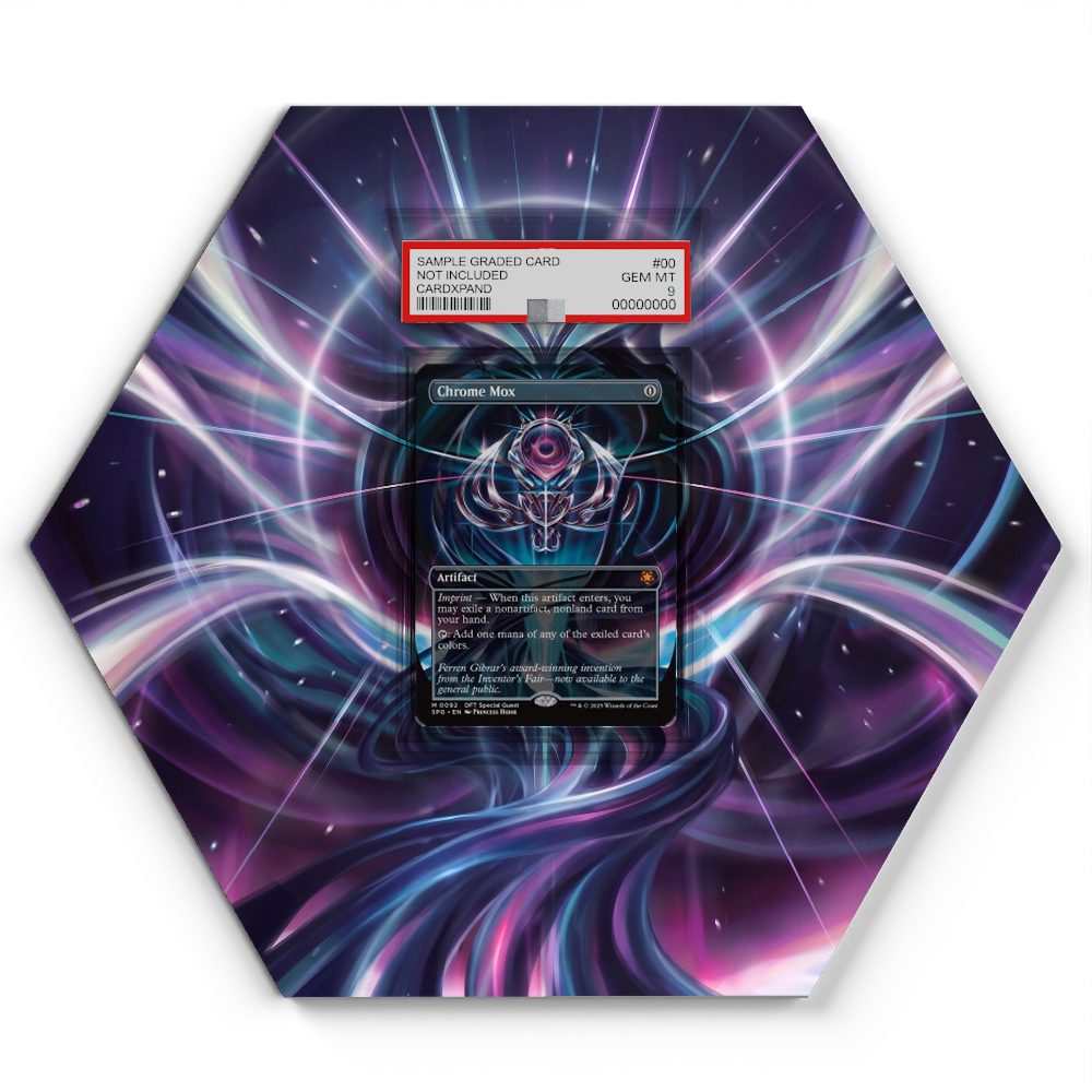 92 Chrome Mox - Extended Artwork Magic Card Display