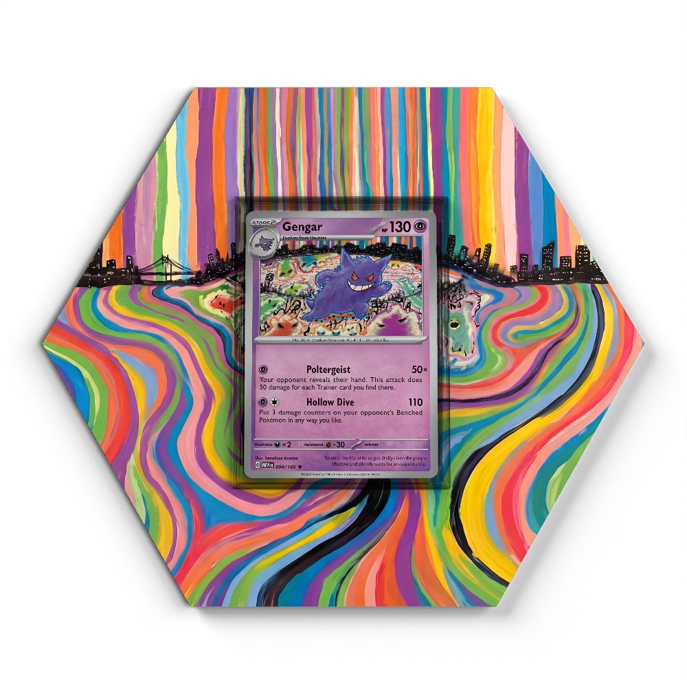 94/165 Gengar - Extended Artwork Pokemon Card Display